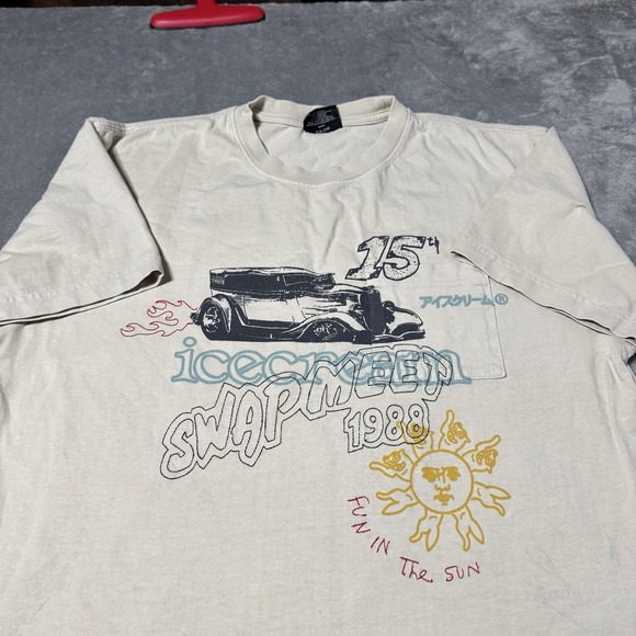 Ice Cream Swapmeet Doubke Sided Mens Tshirt Size Large Streetwear - Picture 1 of 11